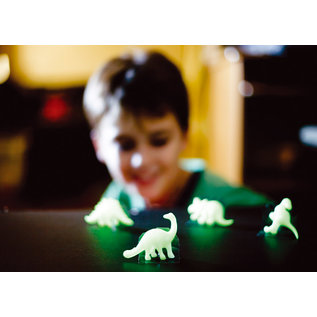 Glow-In-The-Dark  3D Dinosaurs 8 delig