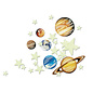Glow-In-The-Dark 9 Planeten & 100 Sterren