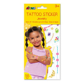 Tattoo Stickers - Juwelen 55st.