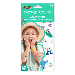 Tattoo Stickers - Jungle Animal 50st.