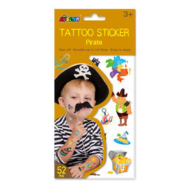 Tattoo Stickers - Piraat 52st.