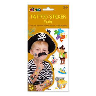 Tattoo Stickers - Piraat 52st.