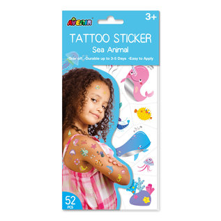 Tattoo Stickers - Zee Dieren 52st.