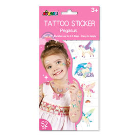 Tattoo Stickers - Eenhoorns 52st.