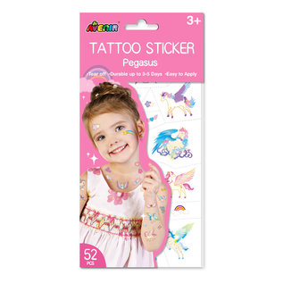 Tattoo Stickers - Eenhoorns 52st.