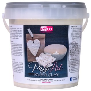 PappArt, Papier Clay, wit 900g.