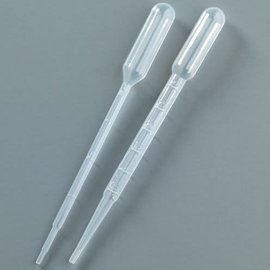 Pipette plastiek, 4st.