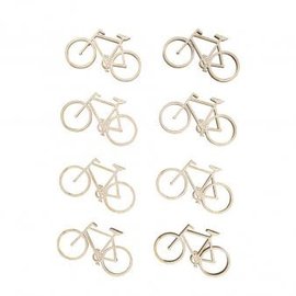 Strooihoutjes Fiets, 4,8x2,8cm, ZB-zak 8st., naturel