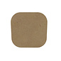 Houten onderzetter 6mm 10x10cm