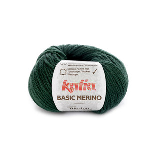 BASIC MERINO 15 Zeer donker groen bad 58492A