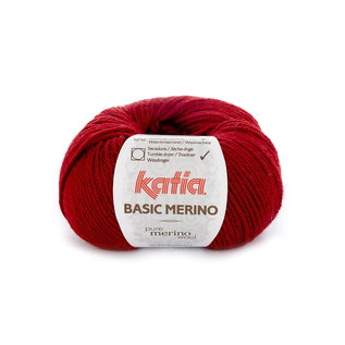 BASIC MERINO 22 Wijn rood bad 59763A