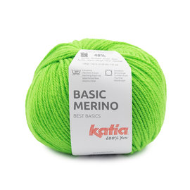 BASIC MERINO 95 Neon groen bad 59770A