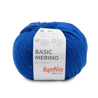 BASIC MERINO 94 Ultramarijn blauw bad 61494