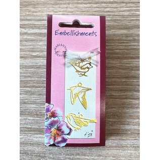 Embellishments Vogels hanger 3st.