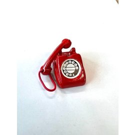 Mini Deco Telefoon Rood