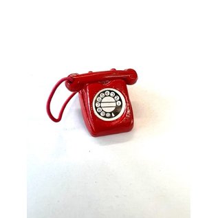 Mini Deco Telefoon Rood