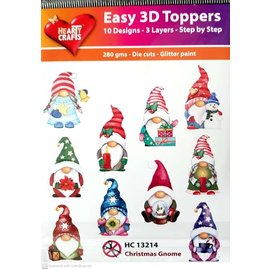 Easy 3D Designs pakket Christmas Gnomes