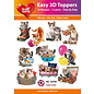 Easy 3D-Toppers - Cute Cats