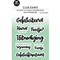 Clear stamps Gefeliciflapstaart NL - by Laurens nr. 413