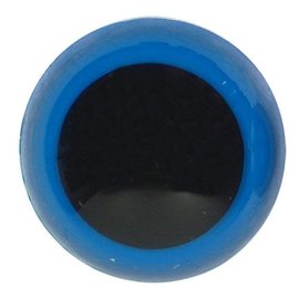 Veiligheidsogen Blauw 21mm (215) - 10st.