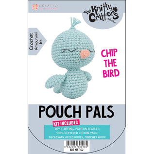 Haakpakket - Knitty Critters Pouch Pals - Chip The Bird