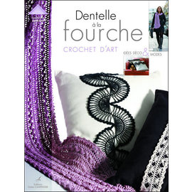 Dentelle a la fourche - crochet d'art
