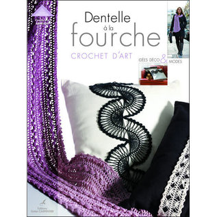Dentelle a la fourche - crochet d'art