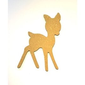 MDF Figuur Bambi 10x15 cm