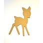 MDF Figuur Bambi 10x15 cm