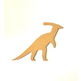 Houten figuur Dino ca. 15x11 cm