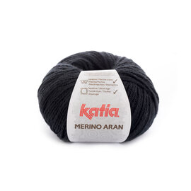 MERINO ARAN 2 Zwart bad 60080