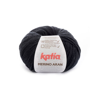 MERINO ARAN 2 Zwart bad 60080