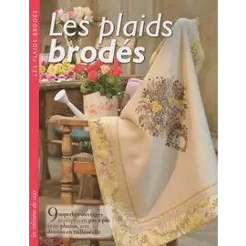 Les plaids brodés