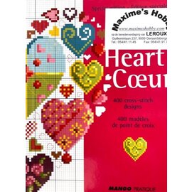 DMC Heart Coeur - 400 modèles  de point de croix
