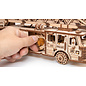 Mechanische Puzzel Brandweerwagen 37,8×9,8×12,2cm