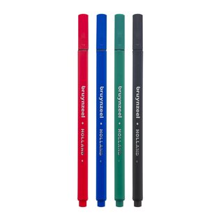 Fineliner set 4 kleuren