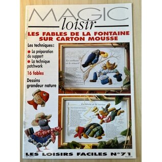 Magazine - Les fables de la fontaine sur carton mousse