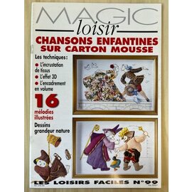 Magazine - Chanson enfantines sur carton mousse