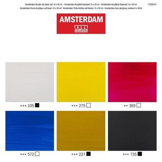 Acrylinkt basisset | 6 x 30 ml