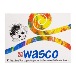 Waskrijt "Wasco" set van 12 stuks - Assortie