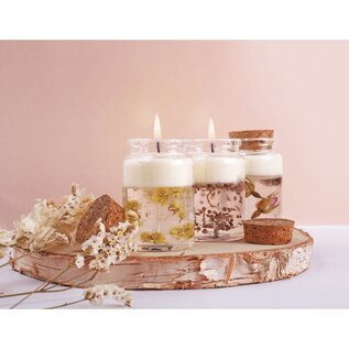 Gel Kaarsen Maken Set Gedroogde Bloemen
