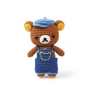 HAAKPAKKET - AMIGURUMI - RILAKUMMA IN OVERALL