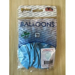 10 ballonnen  Blauw 30cm