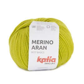 MERINO ARAN 100 Geelachtig groen bad 63627