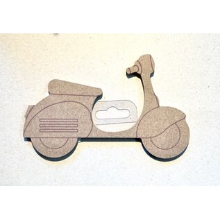 Houten figuur VESPA