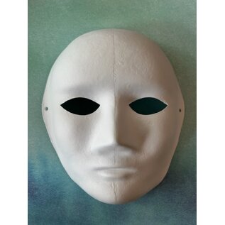Masker papier-maché groot 1st.
