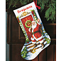 BORDUURKIT Welcome Santa Stocking