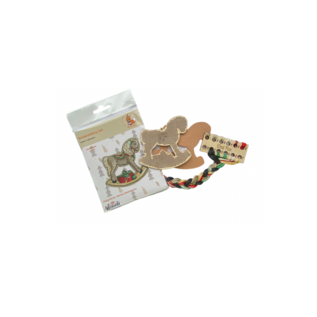 Houten hanger " CHRISTMAS HORSE "