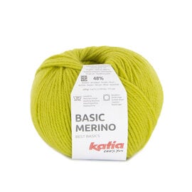 BASIC MERINO 100 Geelachtig groen bad 63981