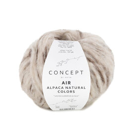 AIR ALPACA NATURAL COLORS 202 Beige-Bruin bad 62798